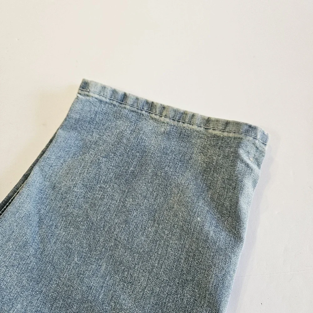 NWT Lee Men's Sz 34x30 Light Straight Leg Loose Fit Cargo Carpenter Denim Jeans